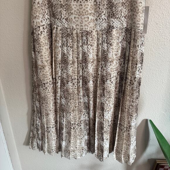 Brochu Walker Rovena Animal Print Skirt S - Picture 2 of 7